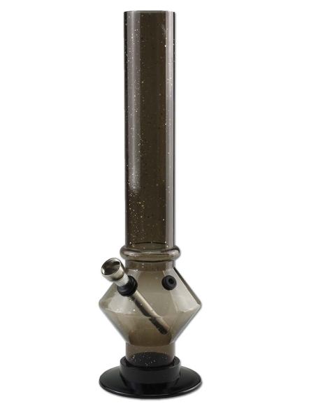 Bong Acryl Transparent Gris 30cm