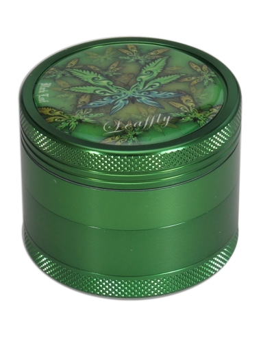 Grinder Black Leaf 4 Part Leaffly 50mm