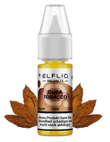ElfBar Elfliq Cuba Tobacco NicSalt 20mg/ml 10ml