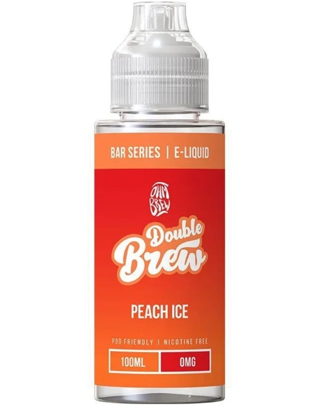 Double Brew Peach Ice Shortfill 100ml (120ml)