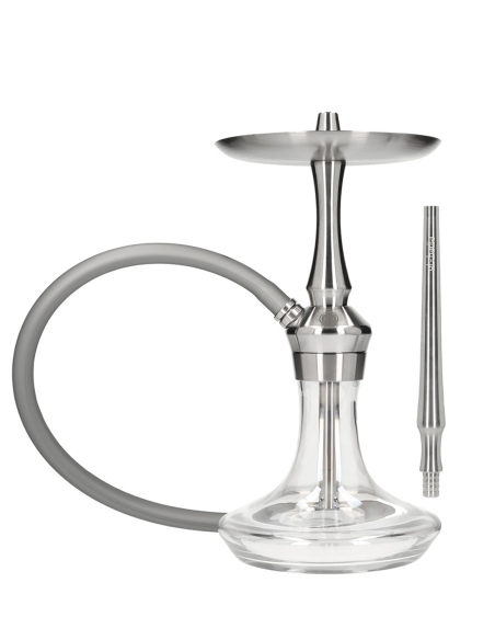 El-Badia Shisha Z1 Silver Clear 34cm