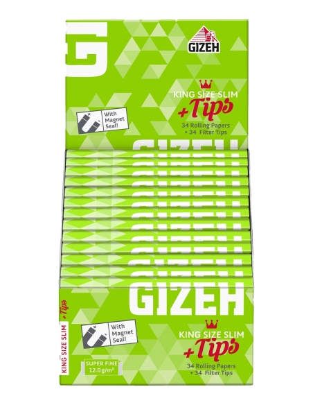 Gizeh Hyper Fine King Size Slim + Filtres Box