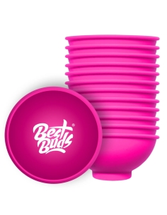 Silikon-Mixschale Rosa Best Buds 7 cm