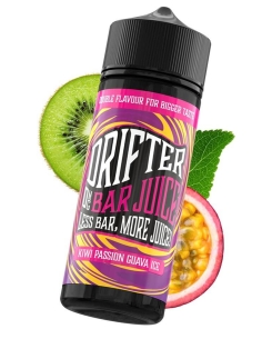 Drifter Bar Juice Kiwi Passion Guava Ice Shortfill 100ml (120ml)