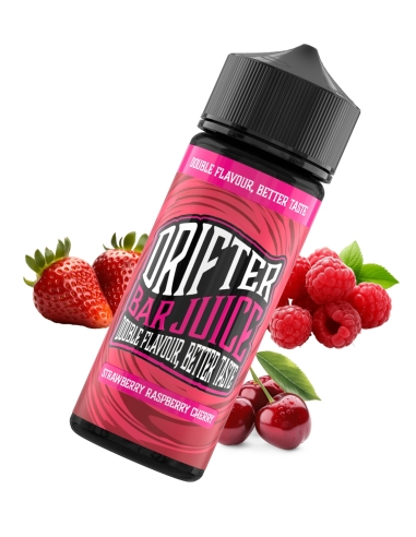 Drifter Bar Juice Strawberry Raspberry Cherry Shortfill 100ml (120ml)