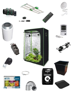 Kit de culture indoor Black Room Premium 120L LED FC-4000 EVO