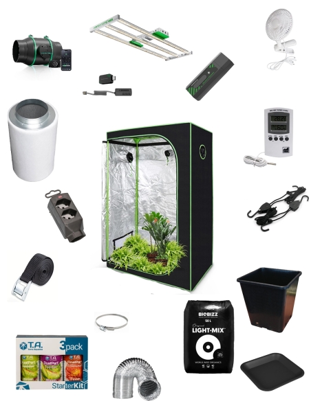 Indoor Komplettset Black Room Premium 120L LED FC-4000 EVO