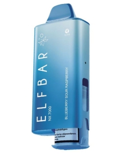 Puff ElfBar Kit NX 7000 Blueberry Sour Raspberry Sel de Nicotine 20mg/ml